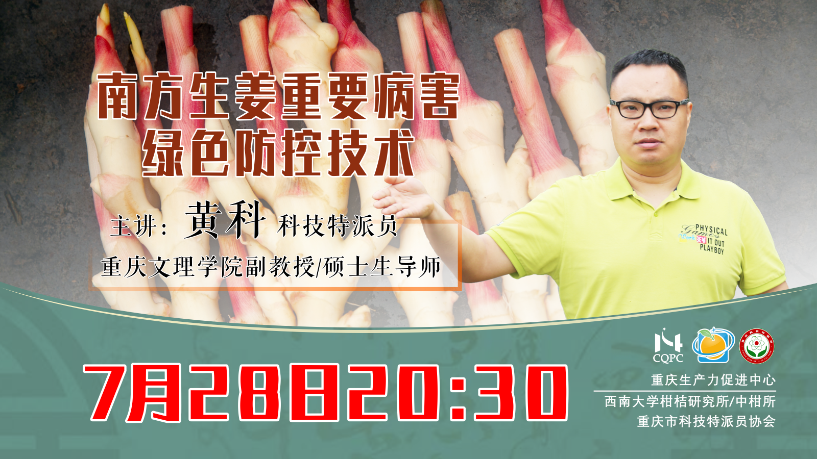 南方生姜重要病害绿色防控技术